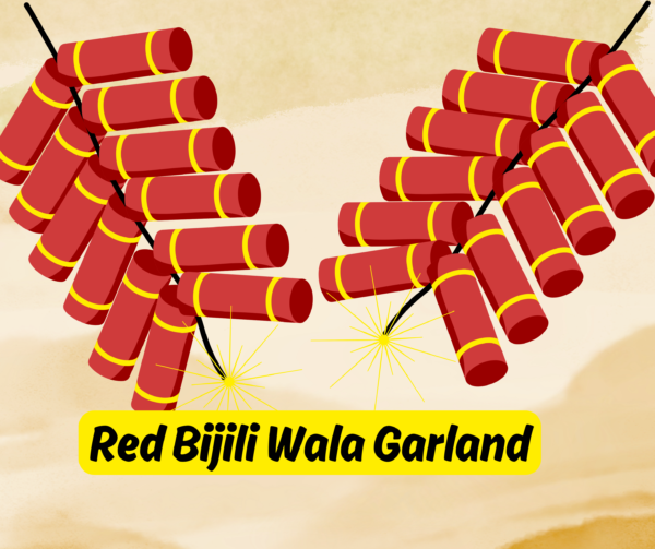 Red Bijili Wala Garland